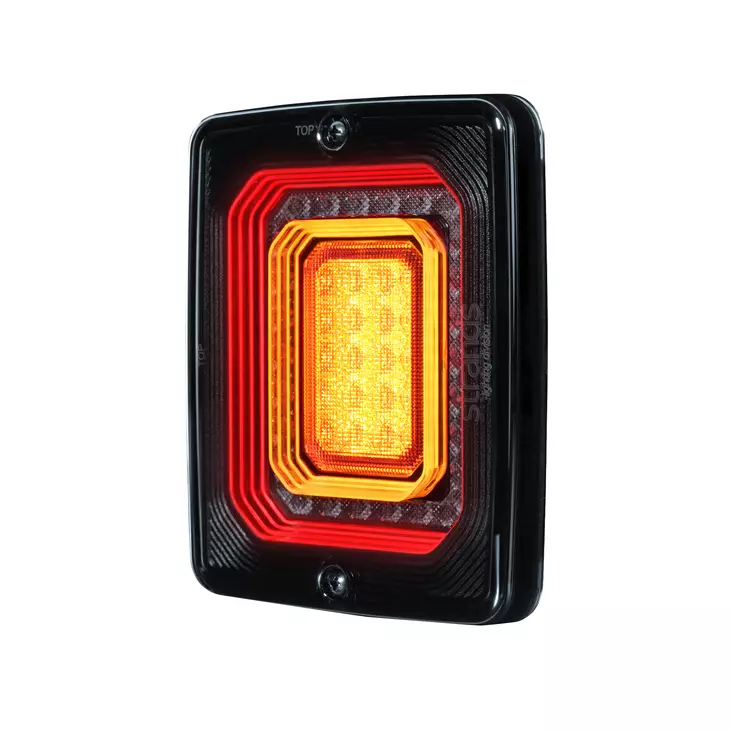 Strands FOR9T Illusion led-takavalo 10-40V - Taka-/Jarru-/Vilkkuvalo - LED-neliö takavalot - 1605-800655 - 1