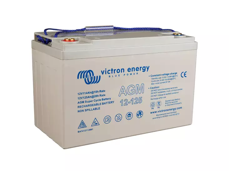 Victron Energy Super Cycle AGM-akku 12V 125Ah +/- - Victron Energy vapaa-ajan akut - 1806-4035 - 1