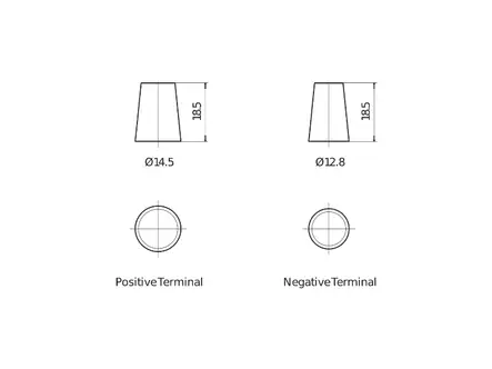 Exide EB456 Excell käynnistysakku 12V 45Ah 330A -/+ (JIS) - EXIDE käynnistysakut - 1815-EB456 - 2