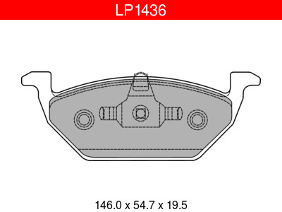 JARRUPALASARJA DELPHI ETU, AUDI, SEAT, SKODA, VW - Jarrupalasarjat - LP1436 - 1