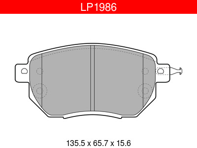 JARRUPALASARJA DELPHI ETU, INFINITI, NISSAN - Jarrupalasarjat - LP1986 - 1