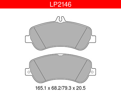 JARRUPALASARJA DELPHI, ETU, MERCEDES - Jarrupalasarjat - LP2146 - 1