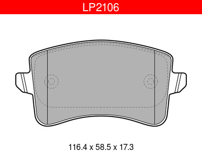 JARRUPALASARJA DELPHI TAKA, AUDI - Jarrupalasarjat - LP2106 - 1