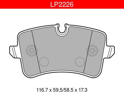 JARRUPALASARJA DELPHI TAKA, AUDI - Jarrupalasarjat - LP2226 - 1
