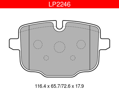JARRUPALASARJA DELPHI TAKA, BMW - Jarrupalasarjat - LP2246 - 1