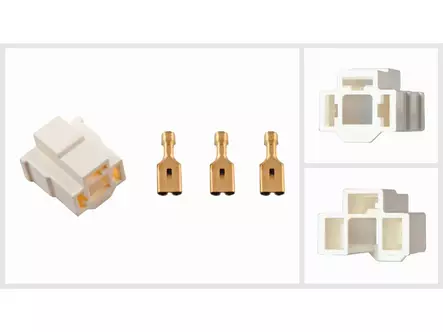 LIITINSARJA H4 VAG/MAN, 3-PIN, 1 KPL - Pistokkeet, rasiat 3-nap. - 1571-60226 - 1