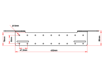 LISÄVALOTELINE EU-KILVELLE RST - Lisävalojen telineet - 1605-3026 - 2