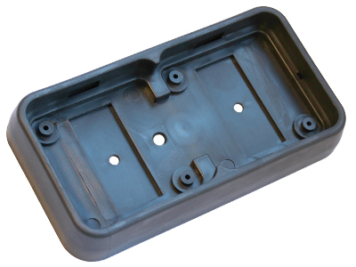 LYHDYNPOHJA, KUMINEN 2-OS.LED-LYHTYYN (80X80MM) # - LED-takavalotarvikkeet - 1610-22096 - 1