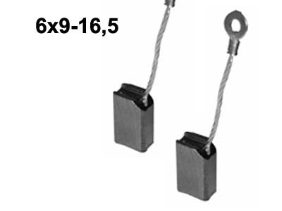 LÄM.LAIT.HIILISRJ. 6X9-16 - Hiilisarjat moottoreihin - HX26 - 1