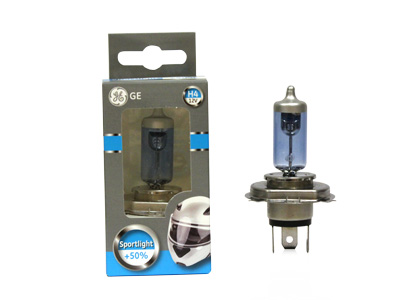 GE MP/Sportlight polttimo H4 12V 1kpl - H4 12V halogenpolttimot - 98716 - 1