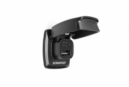 Scanstrut Flip Pro Fast Charge USB-virtarasia USB-A + USB-C 12/24V - USB - 9514601126 - 1