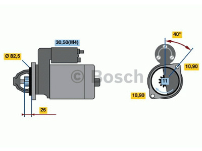 STARTTI BOSCH UUSI KHD 24V # - Startit - 0001231006 - 1