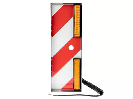 YLILEVEÄN VALOPOHJA KELTAINEN ETU, VASEN , ALLE 4M - LED-valot ylileveään kuljetukseen - 1610-22206 - 2