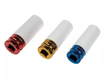 CAR LUX vannehylsysarja 3kpl - 17/19/21mm - 1/2" hylsysarjat - 1726-40036 - 1