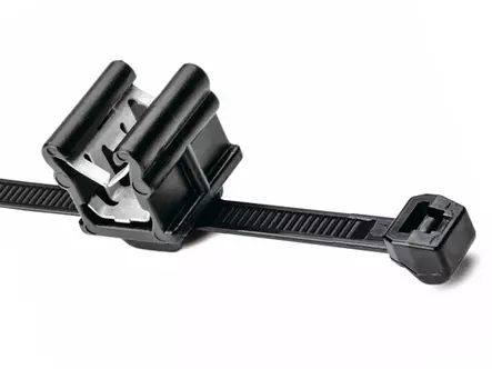 HELLERMAN NIPPUSIDE REUNAKIINNITYKSELLÄ 100KPL 150X4,6 MUSTA - Nippusiteet - 1111-00016 - 2