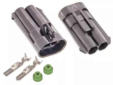 LIITINPISTOKE SRJ DELPHI 2-NAP UROS 4-5MM2 LIITTIMILLÄ - Liitinrasia Delphi - 4420966 - 1