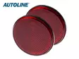 AUTOLINE HEIJASTINPARI PYÖREÄ Ø70MM PUNAINEN LIIMATTAVA - Ajoneuvoheijastimet ja kilvet - 1606-16106 - 3