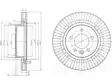 JARRULEVY DELPHI, 1 KPL / PKT, ETU, LAND ROVER DISCOVERY - Jarrulevyt - BG9006 - 1