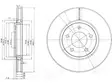 JARRULEVY DELPHI, 2 KPL / PKT, ETU, CHRYSLER GRAND VOYAGER - Jarrulevyt - BG3716 - 1