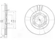 JARRULEVY DELPHI, 2 KPL / PKT, ETU, MAZDA - Jarrulevyt - BG2416 - 1