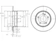 JARRULEVY DELPHI, 2 KPL / PKT, TAKA, CHRYSLER CROSSFIRE - Jarrulevyt - BG3326 - 1