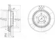 JARRULEVY DELPHI, 2 KPL / PKT, TAKA, CHRYSLER - Jarrulevyt - BG3726 - 1