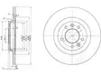 JARRULEVY DELPHI, 2 KPL / PKT, TAKA, CITROËN C5, C6 / PEUGEOT 40 - Jarrulevyt - BG3836 - 1