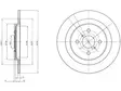 JARRULEVY DELPHI, 2 KPL / PKT, TAKA, TOYOTA YARIS - Jarrulevyt - BG4076 - 1