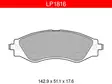 JARRUPALASARJA DELPHI ETU, CHEVROLET, DAEWOO - Jarrupalasarjat - LP1816 - 1