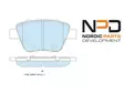 JARRUPALASARJA NPD TAKA, AUDI, SEAT, SKODA, VW - Jarrupalasarjat - BP10-1016 - 1