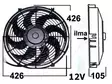 Yleismallin vapaatuuletin 12V imevä Ø426mm - Vapaatuulettimet, yleismallit - 9000-1446 - 1