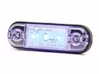 Led-äärivalo suorakaide 12/24V - sininen - Siniset äärivalot - 1606-27946 - 1