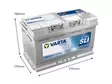 VARTA DYNAMIC SLI 80AH 740A 315X175X190MM -/+ - VARTA käynnistysakut - 1820-F16 - 2