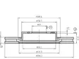 JARRULEVY 2 KPL/PKT, ETU, TOYOTA - Jarrulevyt - 69-1056 - 2
