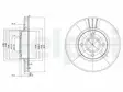JARRULEVY DELPHI, 2 KPL / PKT, ETU, FORD - Jarrulevyt - BG3056 - 2