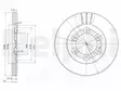 JARRULEVY DELPHI, 2 KPL / PKT, ETU, MAZDA - Jarrulevyt - BG2416 - 2