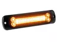 Optibeam Dark Phantom SX6 led-tasovilkku 12-24V - Keltainen - LED-tasovilkku - 1603-300776 - 3