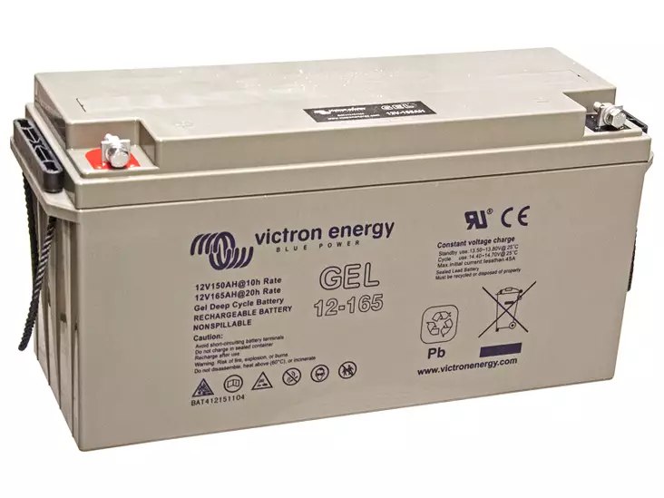 Victron Energy Deep Cycle GEL-akku 12V 165Ah +/- - Victron Energy vapaa-ajan akut - 1806-4046 - 1