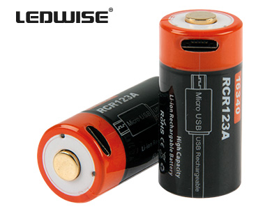 Ledwise akkuparisto 2kpl 16340/CR123A - Tarvikkeet ja varaosat - 1700-AT796 - 1