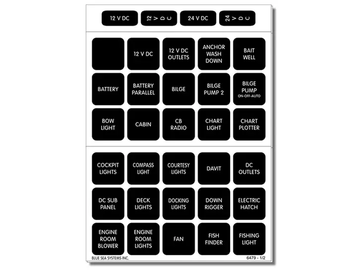 BLUE SEA TARRATEKSTISARJA 60KPL - Blue Sea Muut tarvikkeet - 1790-4216 - 2