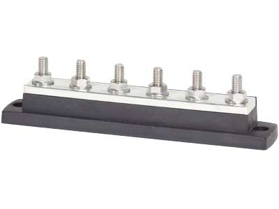 Blue Sea 2126 Maxi kytkentäkisko 250A 6x M8 - Blue Sea Kytkentätarvikkeet - 1790-2126 - 1