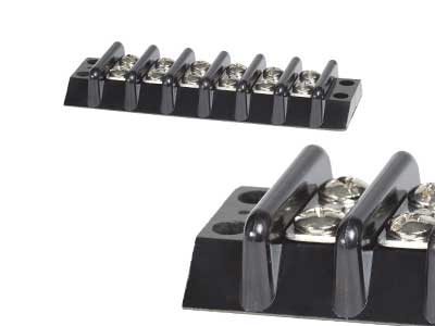 Blue Sea 2606 liitinrima 65A 6-osainen - Blue Sea Kytkentätarvikkeet - 1790-2606 - 1