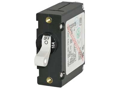 Blue Sea 7206 automaattisulake 10A - valkoinen vipukytkin - Blue Sea Automaattisulakkeet - 1790-7206 - 1