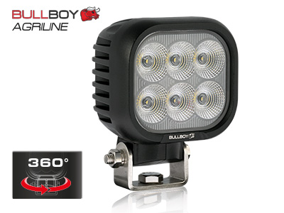 BullBoy Agriline led-työvalo - 60W / 4337LM / 5000K - LED-työvalot 50W> - 1603-300196 - 1