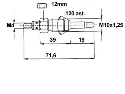 HEHKU GJ80NI 23V PN-120 - Hehkutulpat - 8031-0646 - 1