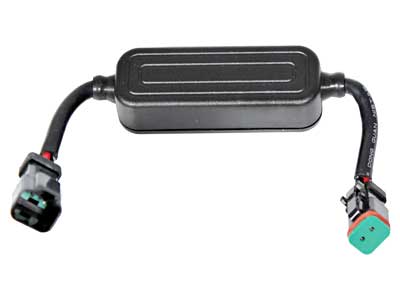 Häiriönpoistaja Deutsch 2-nap pistokkeilla 12-24V - Johtosarjat 1:lle valolle - 1608-1016 - 1