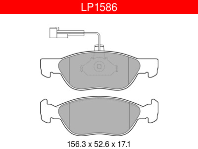 JARRUPALASARJA DELPHI ETU, ALFA, FIAT, LANCIA - Jarrupalasarjat - LP1586 - 1