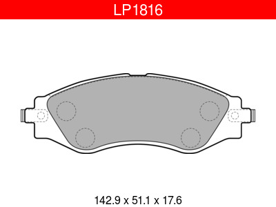 JARRUPALASARJA DELPHI ETU, CHEVROLET, DAEWOO - Jarrupalasarjat - LP1816 - 1