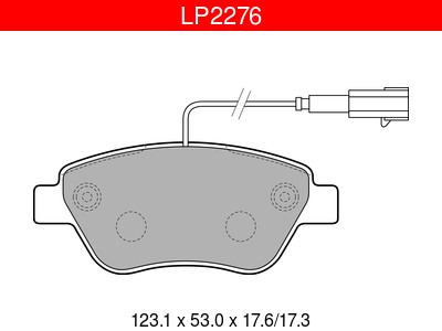 JARRUPALASARJA DELPHI ETU, CITROEN, FIAT, PEUGEOT SIS PULTIT - Jarrupalasarjat - LP2276 - 1