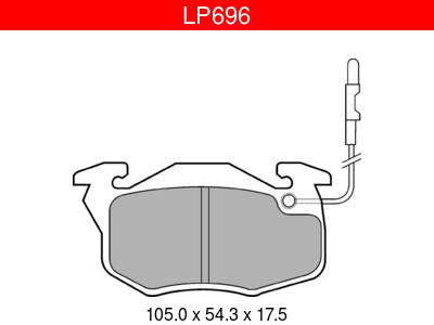 JARRUPALASARJA DELPHI ETU, CITROEN, PEUGEOT, RENAULT - Jarrupalasarjat - LP696 - 1
